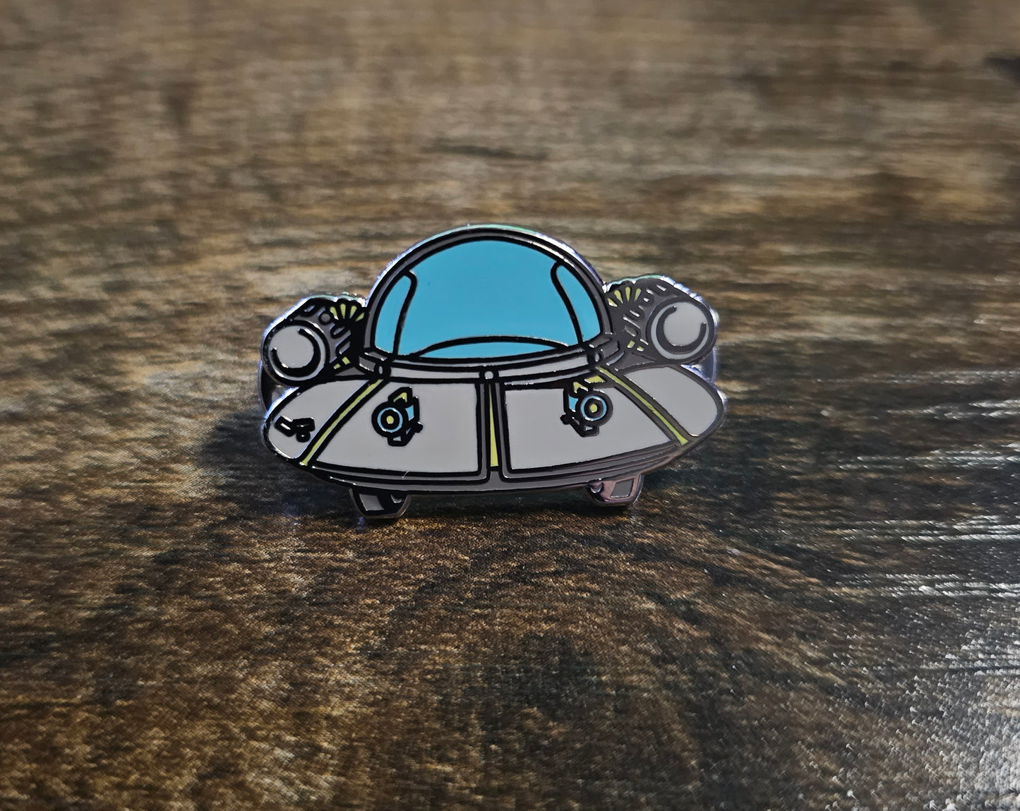 Space Car / Morty / Rick's / Hard Enamel / Hat Pin / Lapel Pin / Enamel Pin / Button
