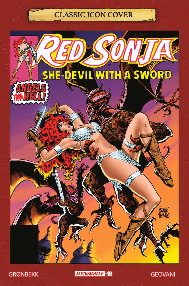 Red Sonja 2023 #10 Cover G 10 Copy Variant Edition Thorne Icon