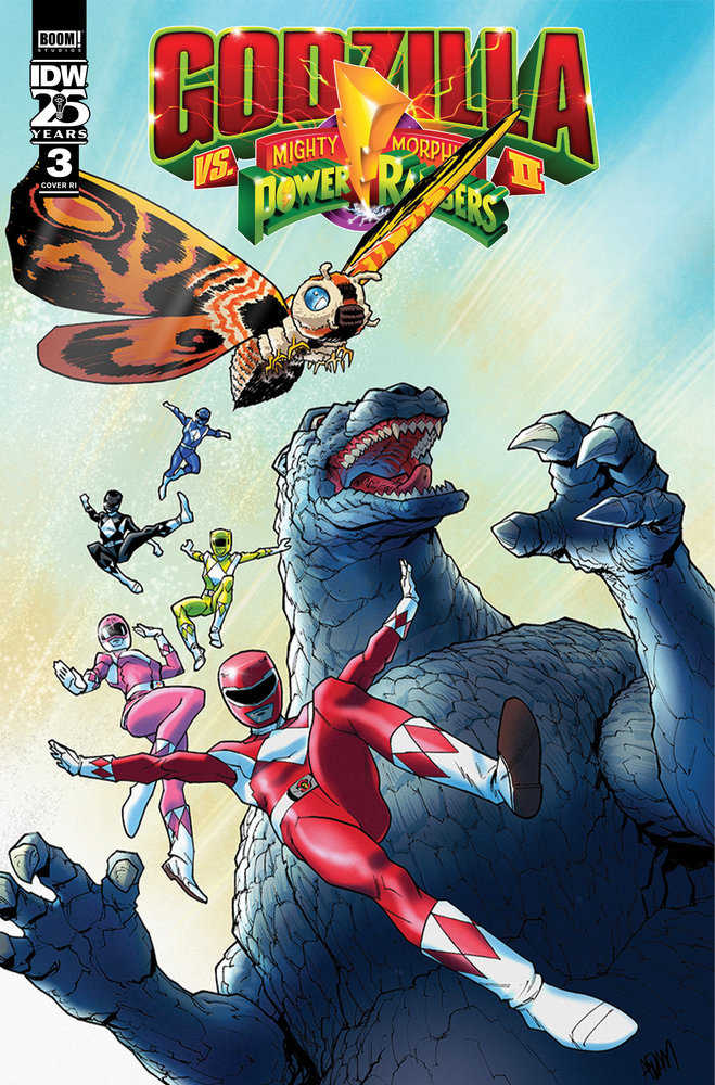 Godzilla vs. The Mighty Morphin Power Rangers II #3 Variant Ri (10) (Gorham)