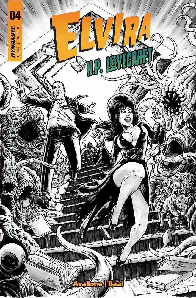 Elvira Meets Hp Lovecraft #4 Cover I 7 Copy Foc Variant Edition Baal Line