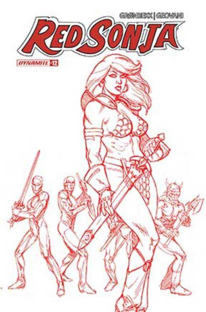 Red Sonja 2023 #12 Cover Q 10 Copy Foc Variant Edition Linsner Fiery Red