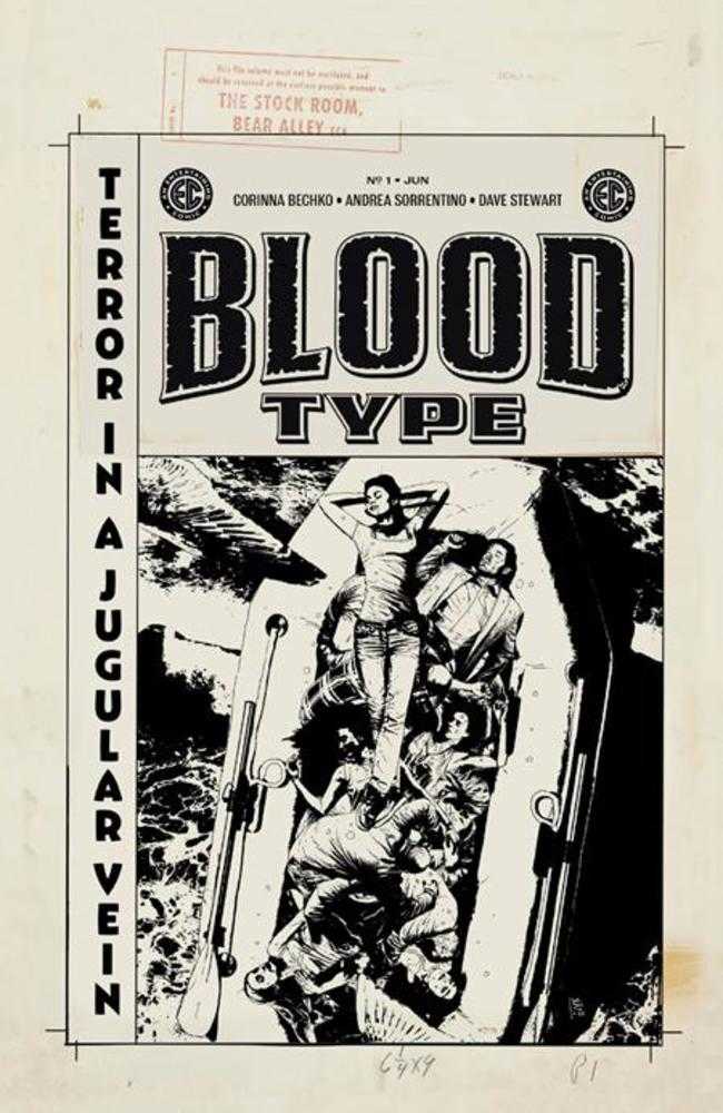 EC Blood Type #1 Cover E 20 Copy Variant Edition Black & White Artist Edition (Mature)