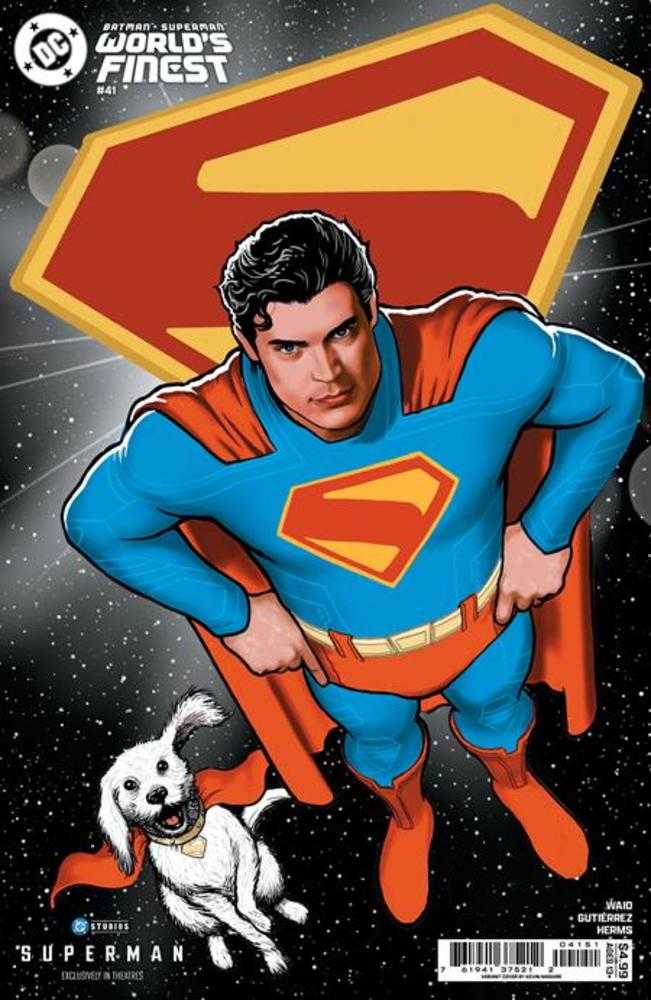 Batman Superman Worlds Finest #41 Cover D Kevin Maguire Superman Movie Card Stock Variant