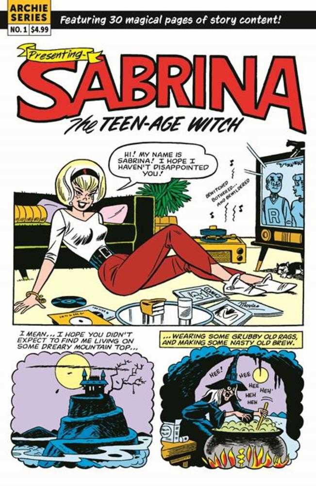 Sabrina The Teenage Witch Magic Unleashed (One Shot) Cover B Dan Decarlo Retro Art Variant