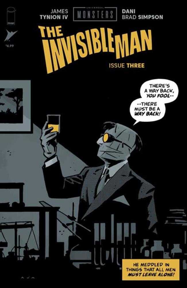 Universal Monsters The Invisible Man #3 (Of 4) Cover C 1 in 10 David Aja Pulp Variant