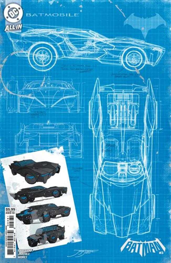 Batman #3 Cover E Jorge Jimenez Bat Gadget Card Stock Variant