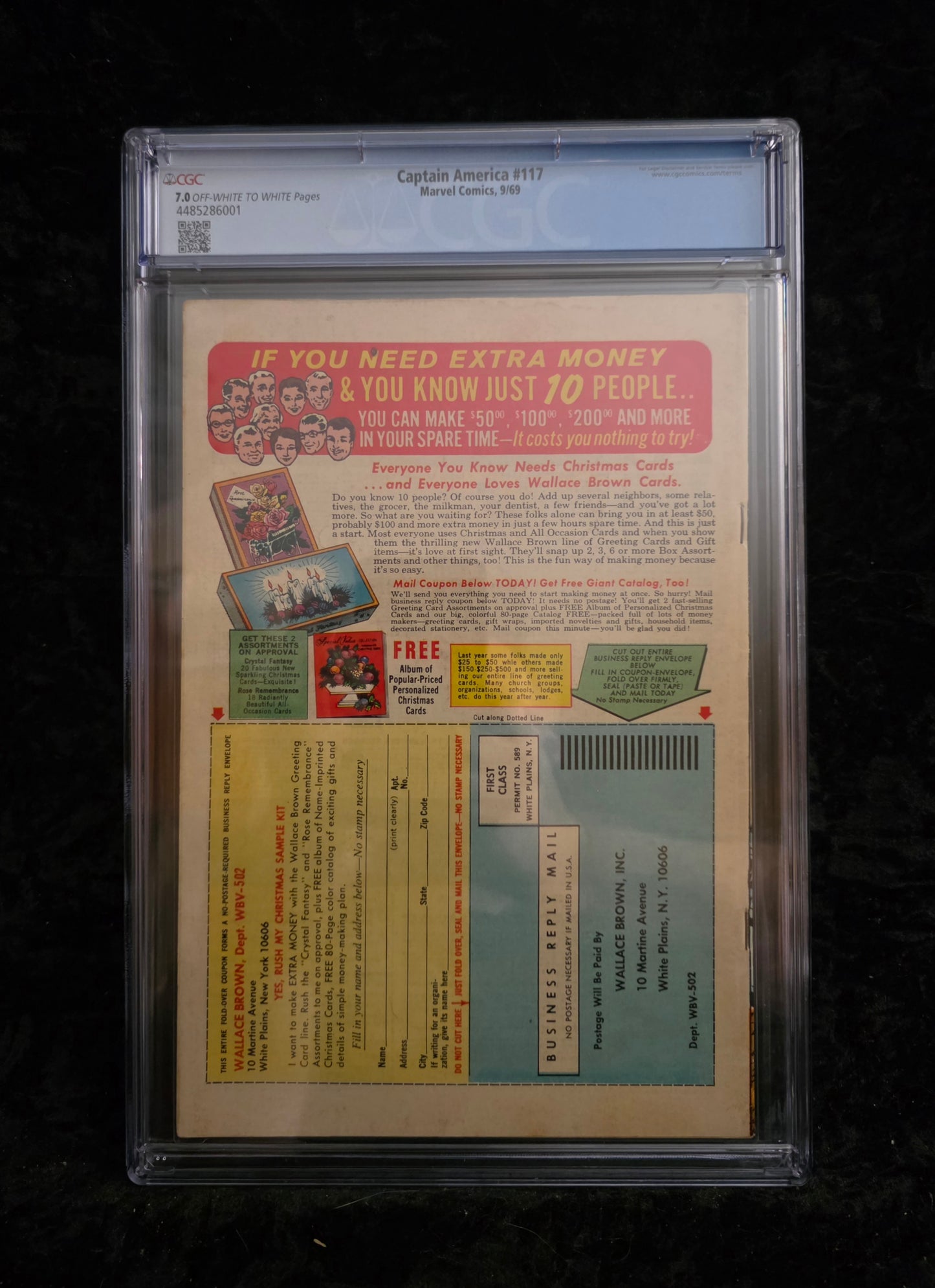 Captain America #117 CGC 7.0