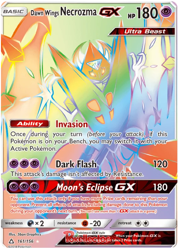 Dawn Wings Necrozma GX Ultra Prism