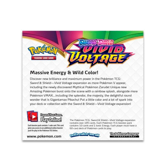 Pokémon TCG: Sword & Shield-Vivid Voltage Booster Box (36 Packs)