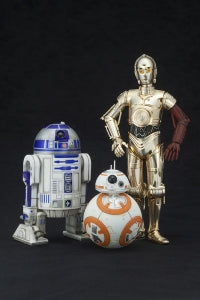 STAR WARS C-3PO & R2-D2 WITH BB-8 ARTFX+ STATUE