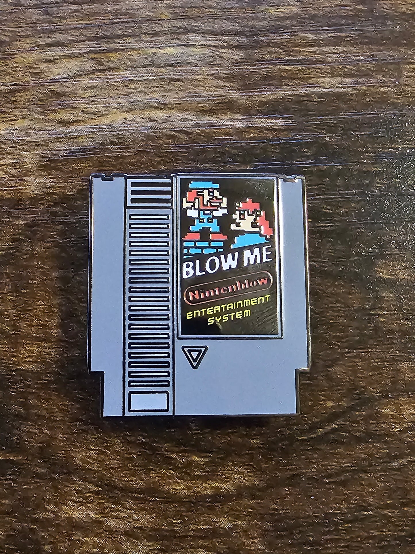 Blow Me Pin / Nintendo Cart Blow Me Pin / Hard Enamel Pin / Nintendo Cart / Lapel Geek Pin