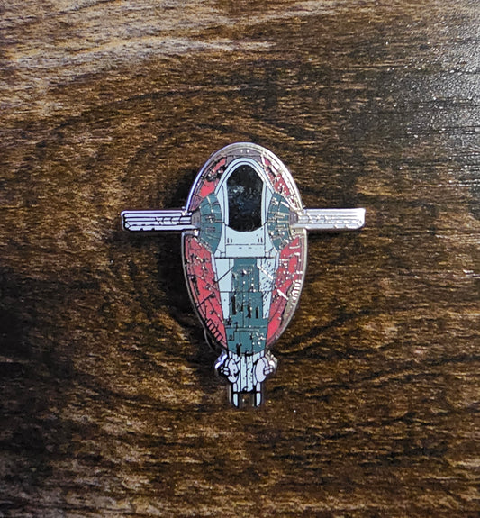 Boba Fett / Slave 1 / Star Wars / Hat Pin / Lapel Pin / Hard Enamel / Pin / Lapel Geek Pin