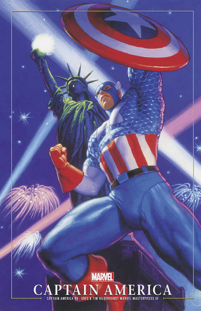 Captain America #8 Greg And Tim Hildebrandt Captain America Marvel Masterpieces III Variant