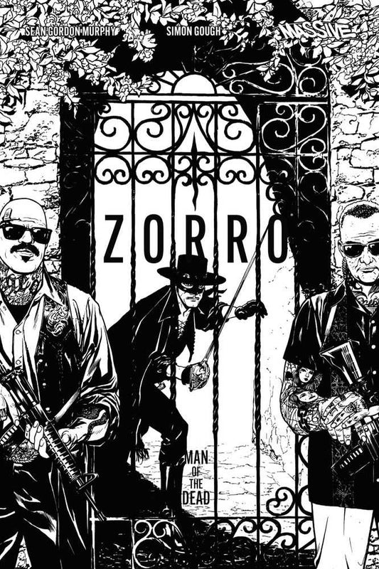Zorro Man Of The Dead #3 (Of 4) Cover D 10 Copy Variant Edition Sook Black & White