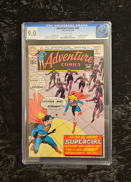 Adventure Comics #381 GCG Graded 9.0 (1969)