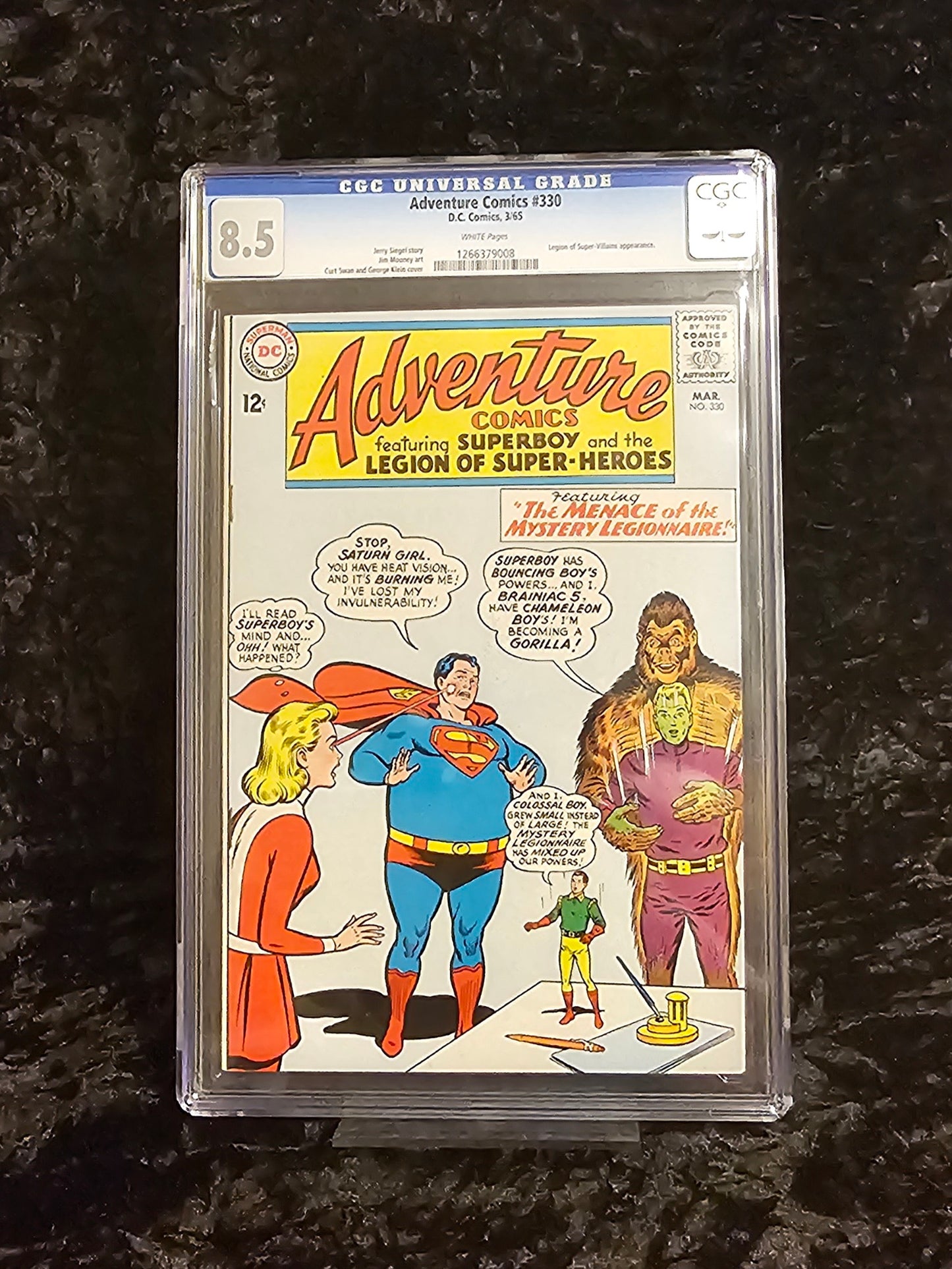 Adventure Comics #330 CGC Graded 8.5 (1965)