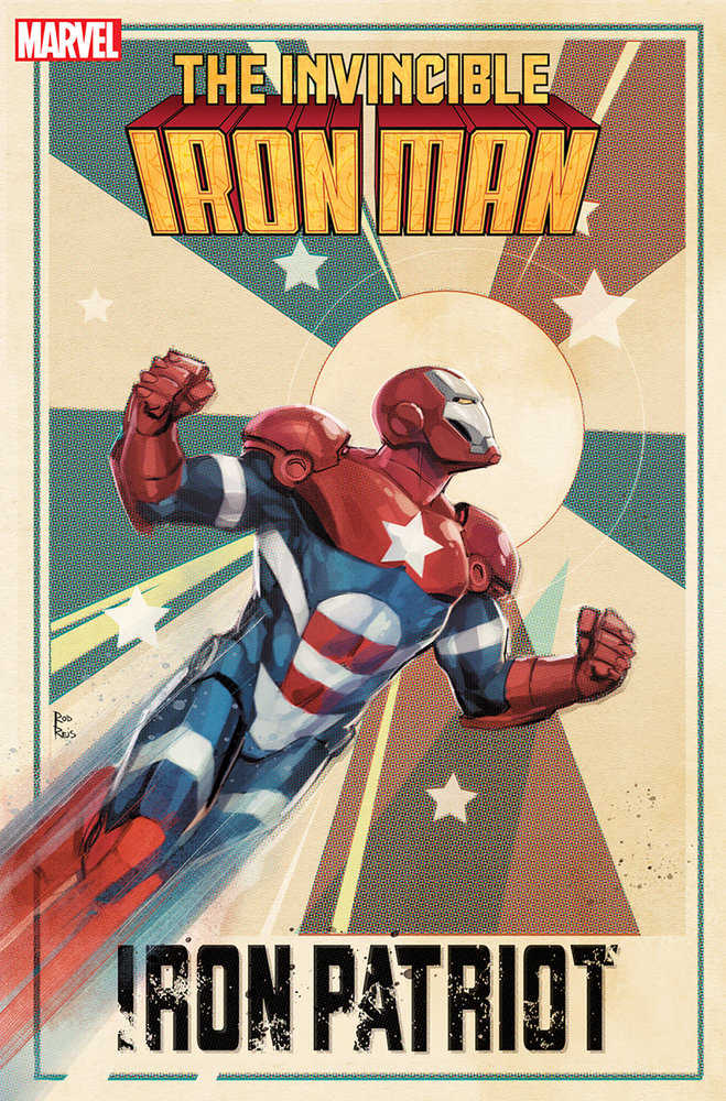 Invincible Iron Man #19 Rod Reis Iron Patriot Variant