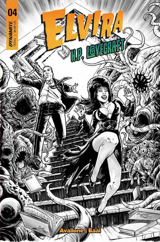 Elvira Meets Hp Lovecraft #4 Cover I 7 Copy Foc Variant Edition Baal Line