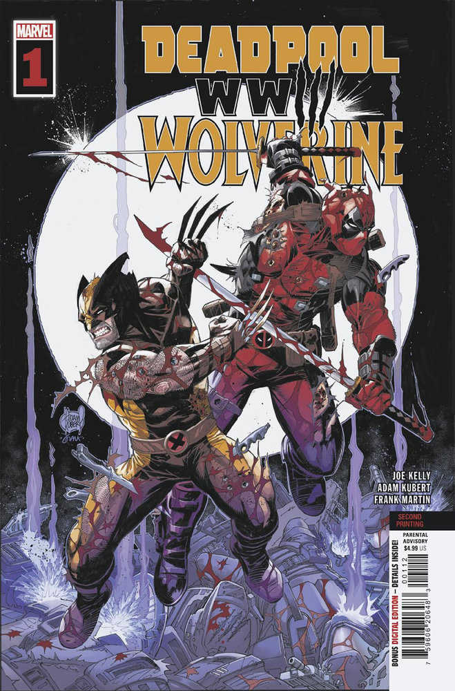 Deadpool & Wolverine: Wwiii #1 Adam Kubert 2nd Print Variant