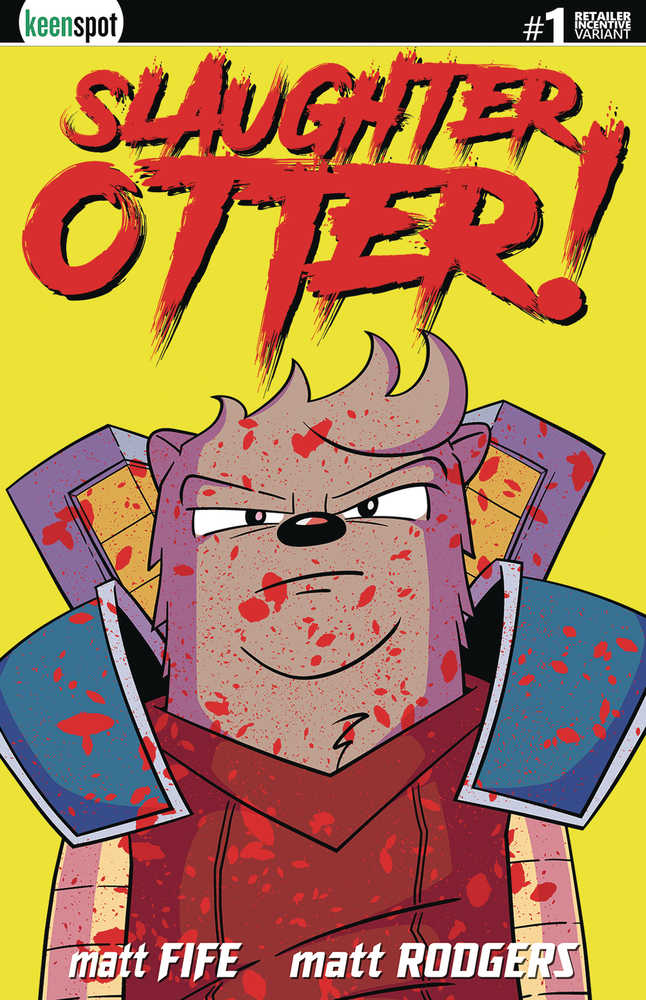 Slaughter Otter #1 Cover H Free 10 Copy Blood Stained Variant Edition (Ne