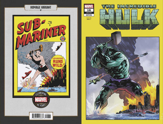 Incredible Hulk #15 Jan Bazaldua Marvel 85th Homage Variant