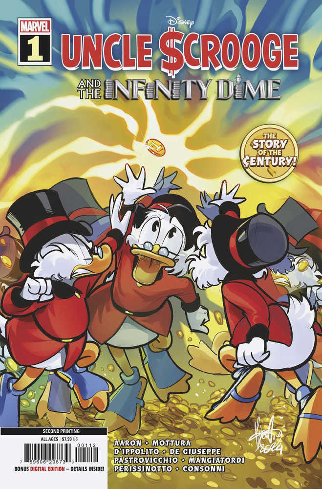 Uncle Scrooge Infinity Dime #1 2nd Print Mirka Andolfo Variant