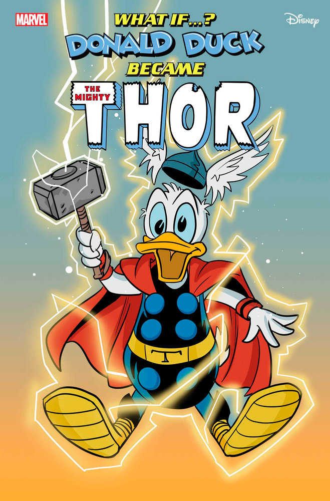 Marvel & Disney: What If...? Donald Duck Became Thor #1 Phil Noto Donald Duck Th Or Variant