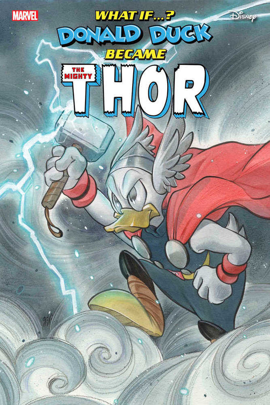 Marvel & Disney: What If...? Donald Duck Became Thor #1 Peach Momoko Variant