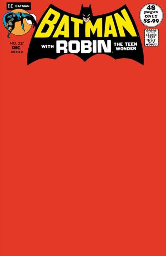 Batman #237 Facsimile Edition Cover C Blank Variant