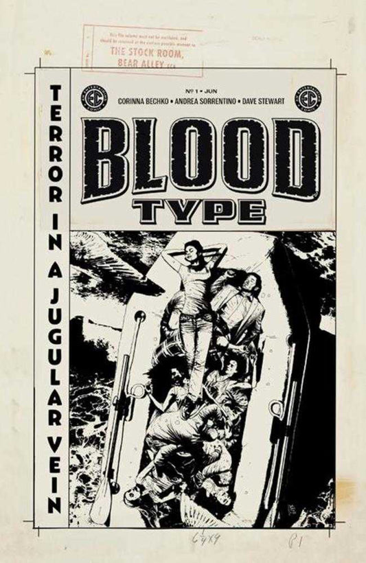 EC Blood Type #1 Cover E 20 Copy Variant Edition Black & White Artist Edition (Mature)