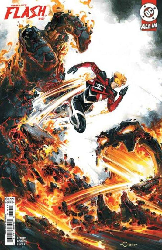 Absolute Flash #10 Cover C Clayton Crain Card Stock Variant