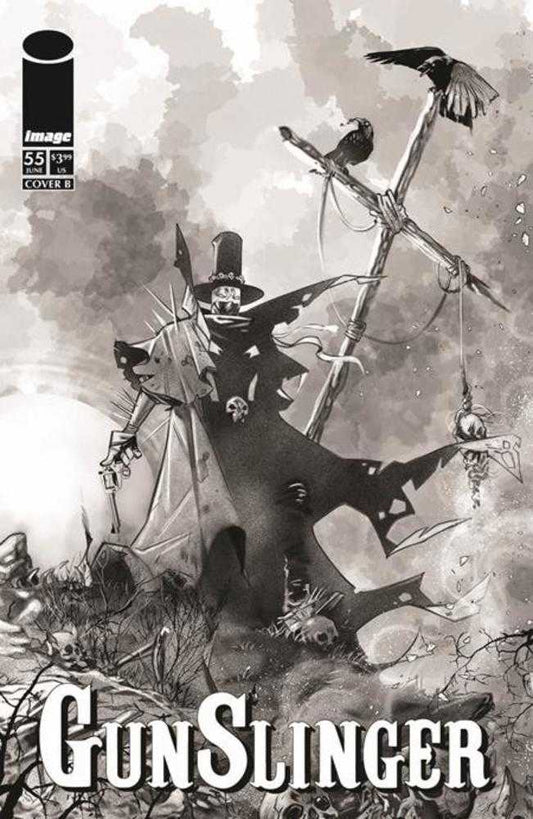 Gunslinger Spawn #55 Cover B Ig Guara Black & White Variant