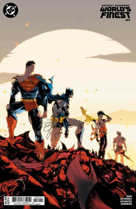 Batman Superman Worlds Finest #52 Cover B Adrian Gutierrez Card Stock Variant