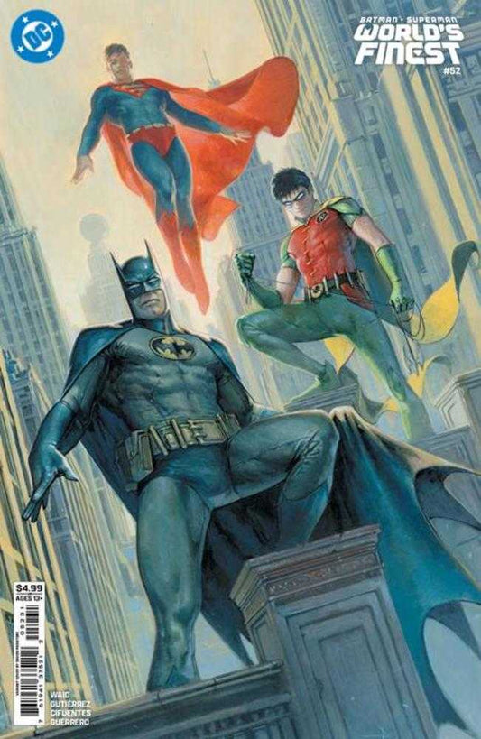 Batman Superman Worlds Finest #52 Cover C Davide Paratore Card Stock Variant