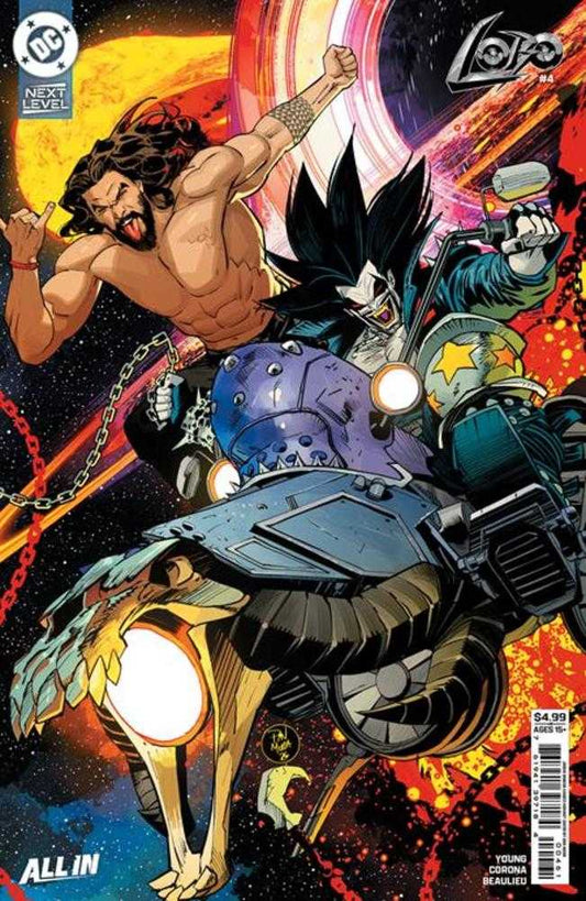 Lobo #4 Cover F Dan Mora Jason Momoa Cameo Card Stock Variant