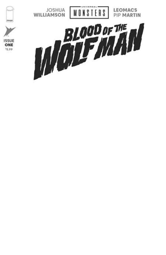 Universal Monsters Blood Of The Wolf Man #1 (Of 4) Cover H Blank Sketch Variant