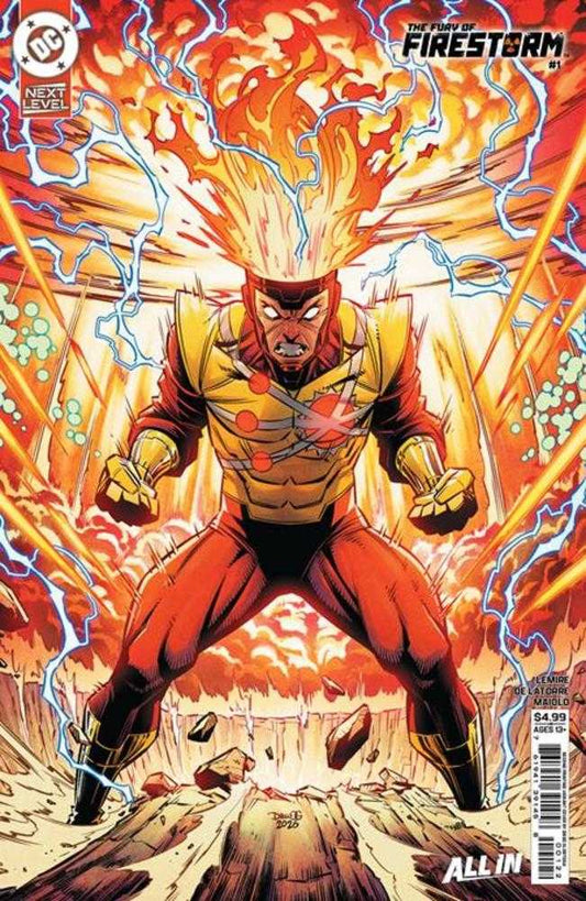 Fury Of Firestorm #1 (Of 6) 2nd Print Cover B Diego Olortegui Card Stock Variant