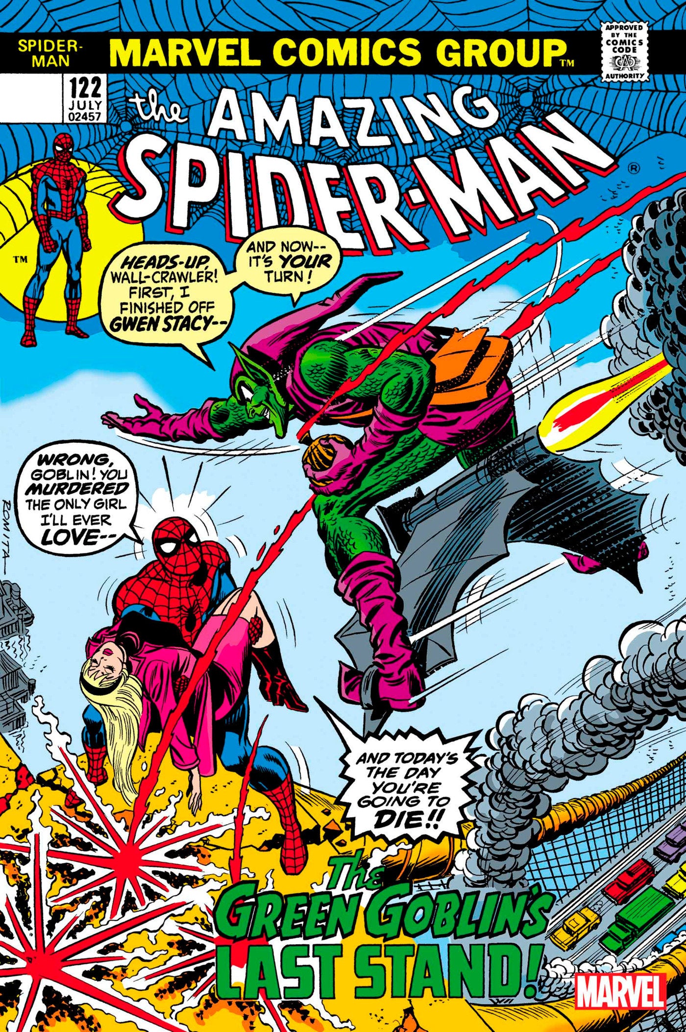 Amazing Spider-Man 121 & 122 Foil Set! Facsimile Editions!