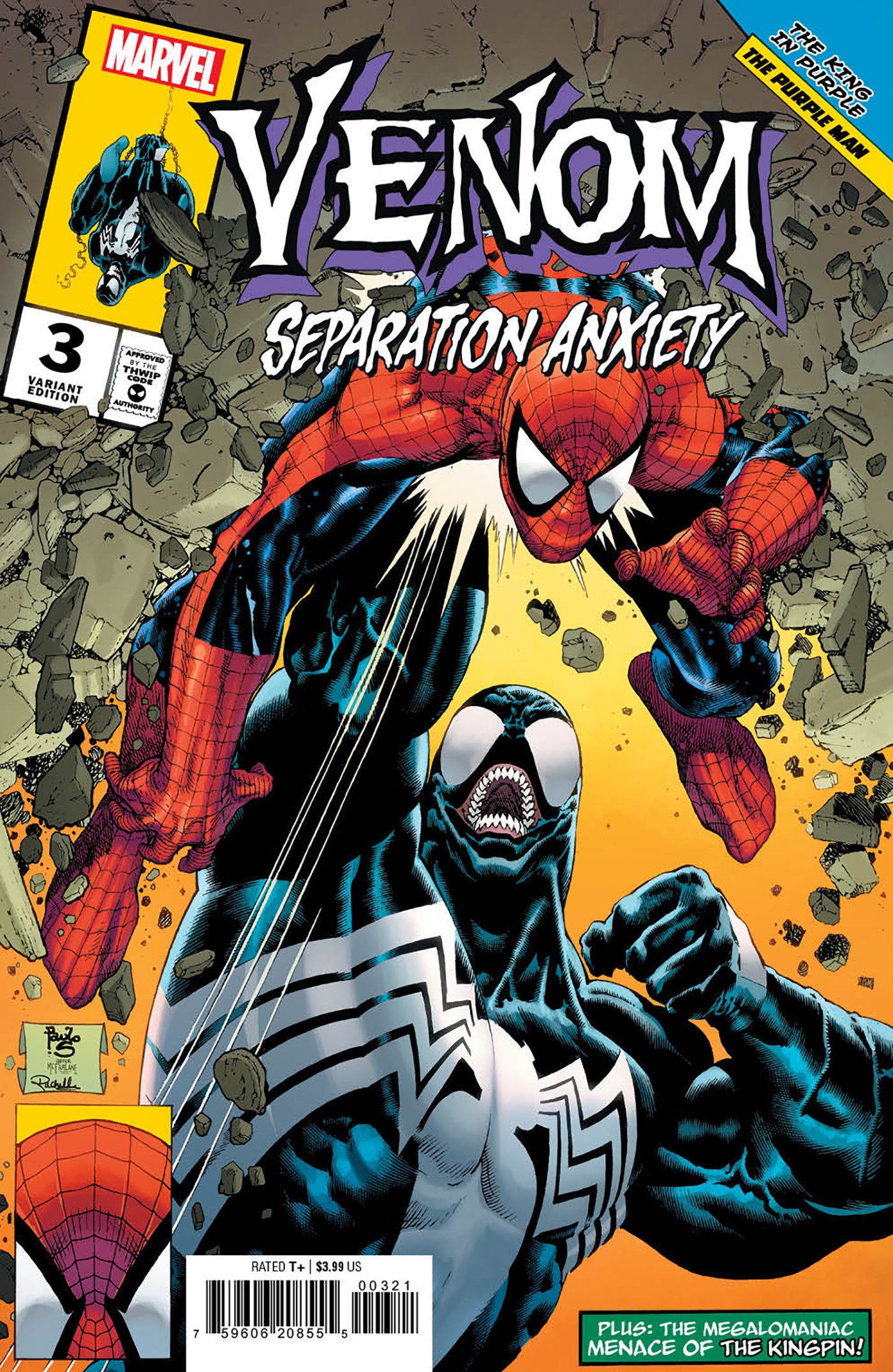 Venom: Separation Anxiety #3 Paulo Siqueira Homage Variant