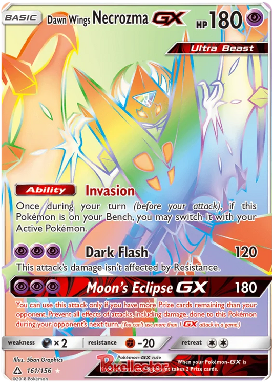 Dawn Wings Necrozma GX Ultra Prism