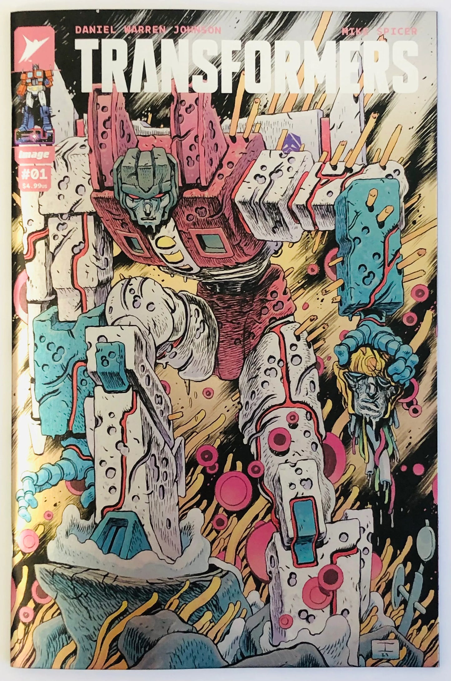 Transformers #1 Cover H 100 Copy Variant Edition Bertram