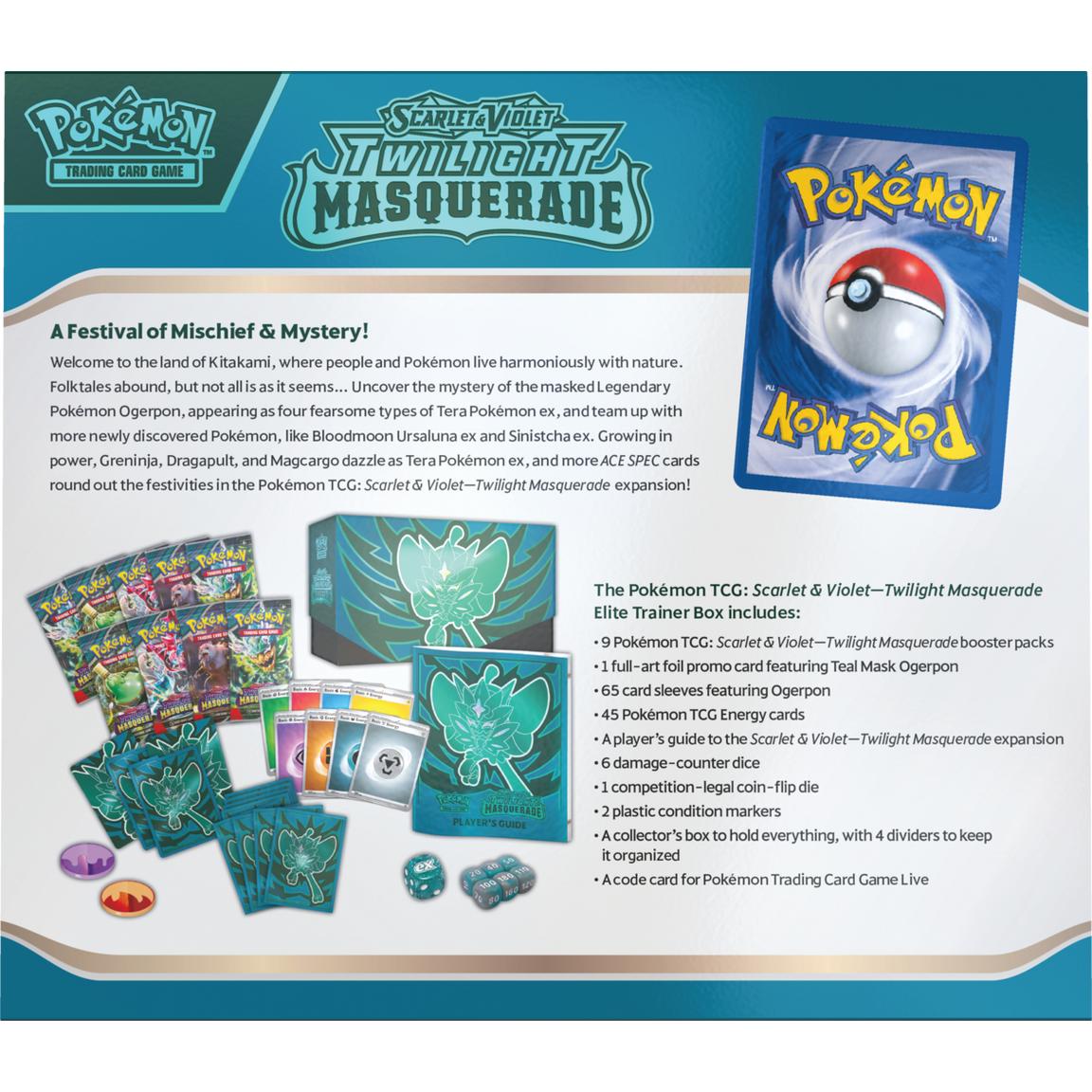 Pokemon Scarlet/Violet Twilight Masquerade Elite Trainer Box