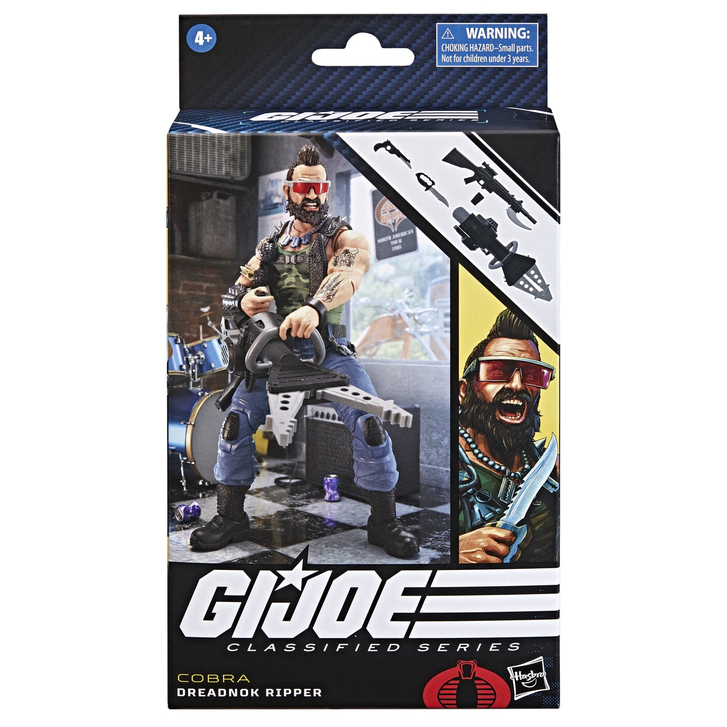 G.I. Joe Classified Series 6in Dreadnok Ripper Action Figure Case