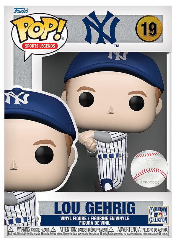 Pop Mlb Legends- Lou Gehrig Vinyl Figure