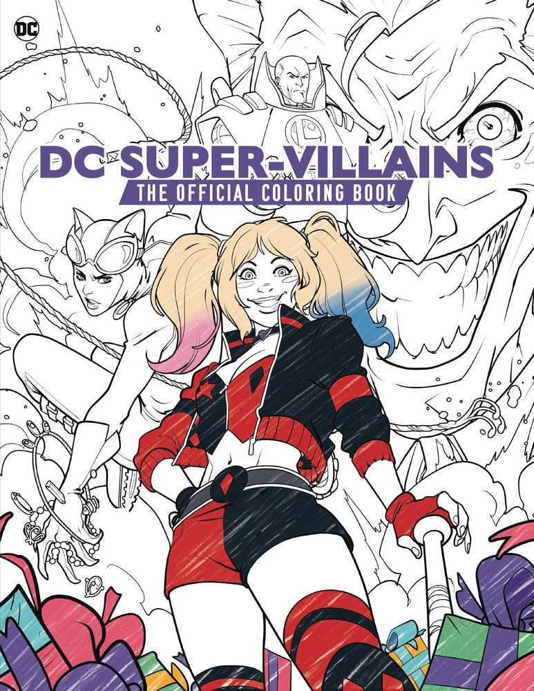 DC Super Villains Official Coloring Book