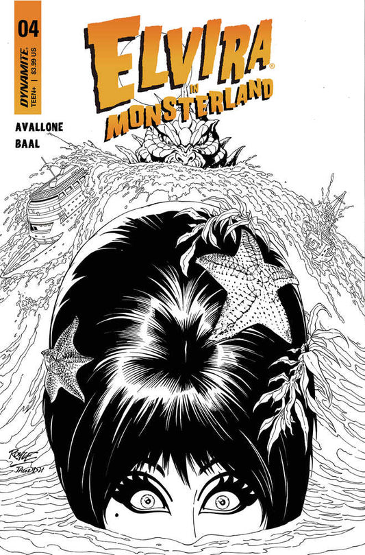 Elvira In Monsterland #4 Cover F 10 Copy Variant Edition Royle Black & White