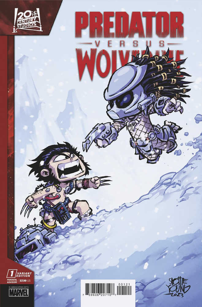 Predator vs Wolverine #1 Skottie Young Variant