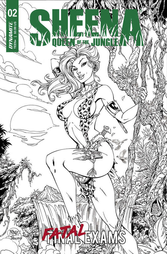 Sheena Queen Of Jungle #2 Cover F 10 Copy Variant Edition Royle Line Art