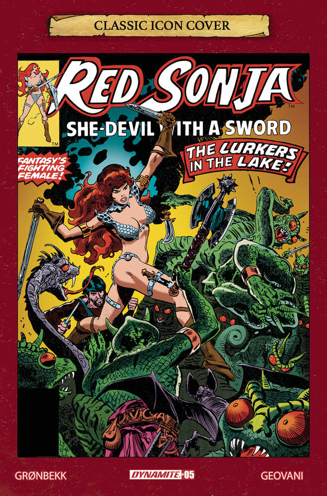 Red Sonja 2023 #5 Cover G 10 Copy Variant Edition Thorne Icon