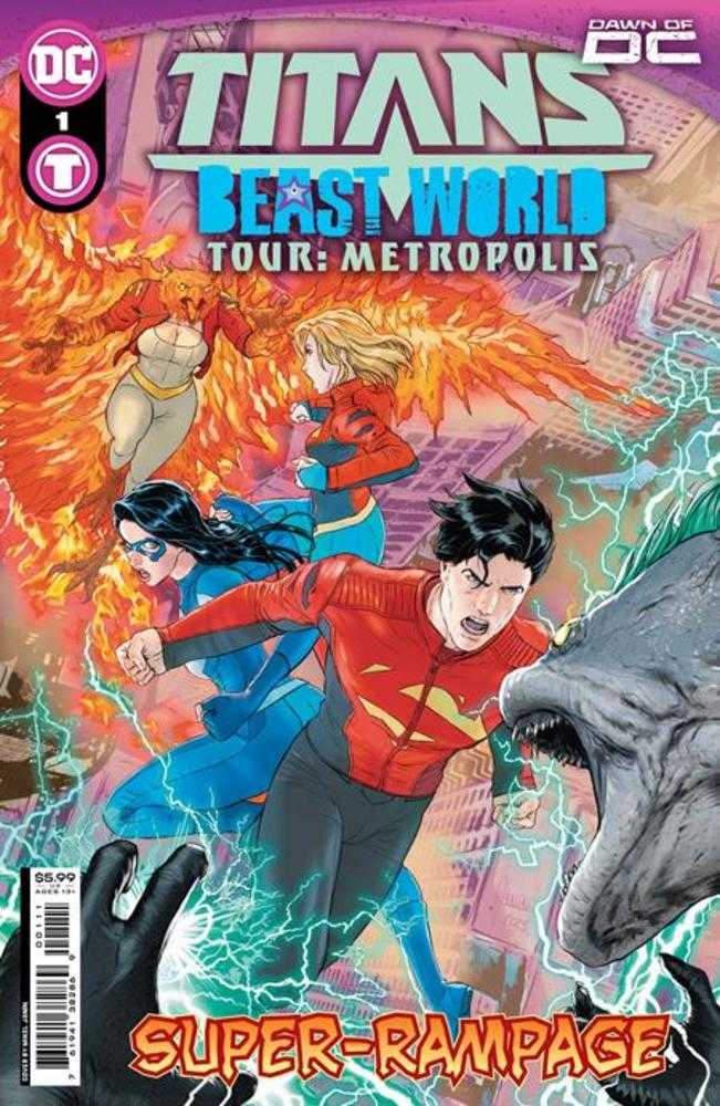 Titans Beast World Tour Metropolis #1 (One Shot) Cover A Mikel Janin